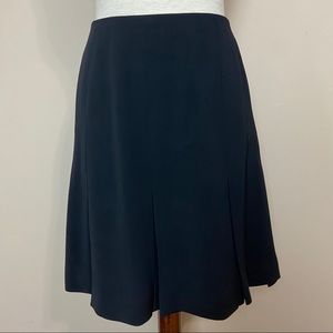 INC Black Pleated Mini Skirt